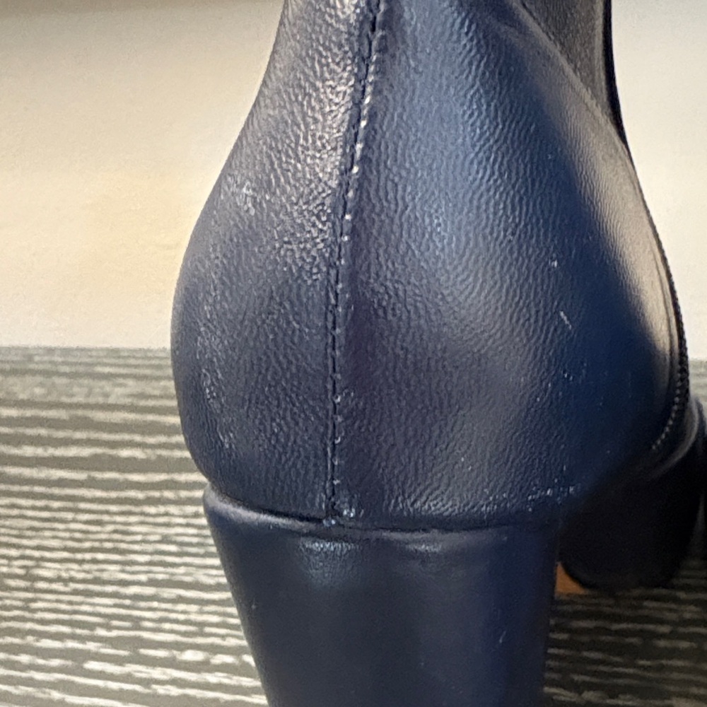 Rachel Comey Navy Blue Heeled Boots - Picture 6 of 7